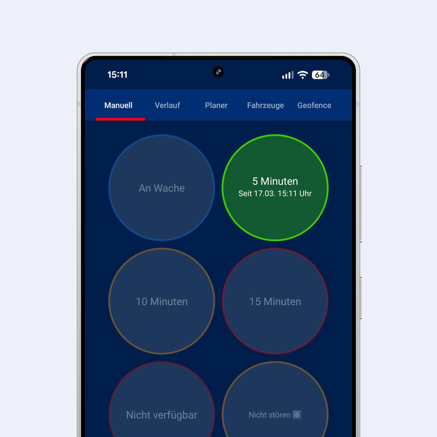 Statusgeber in der DIVERA 24/7 App